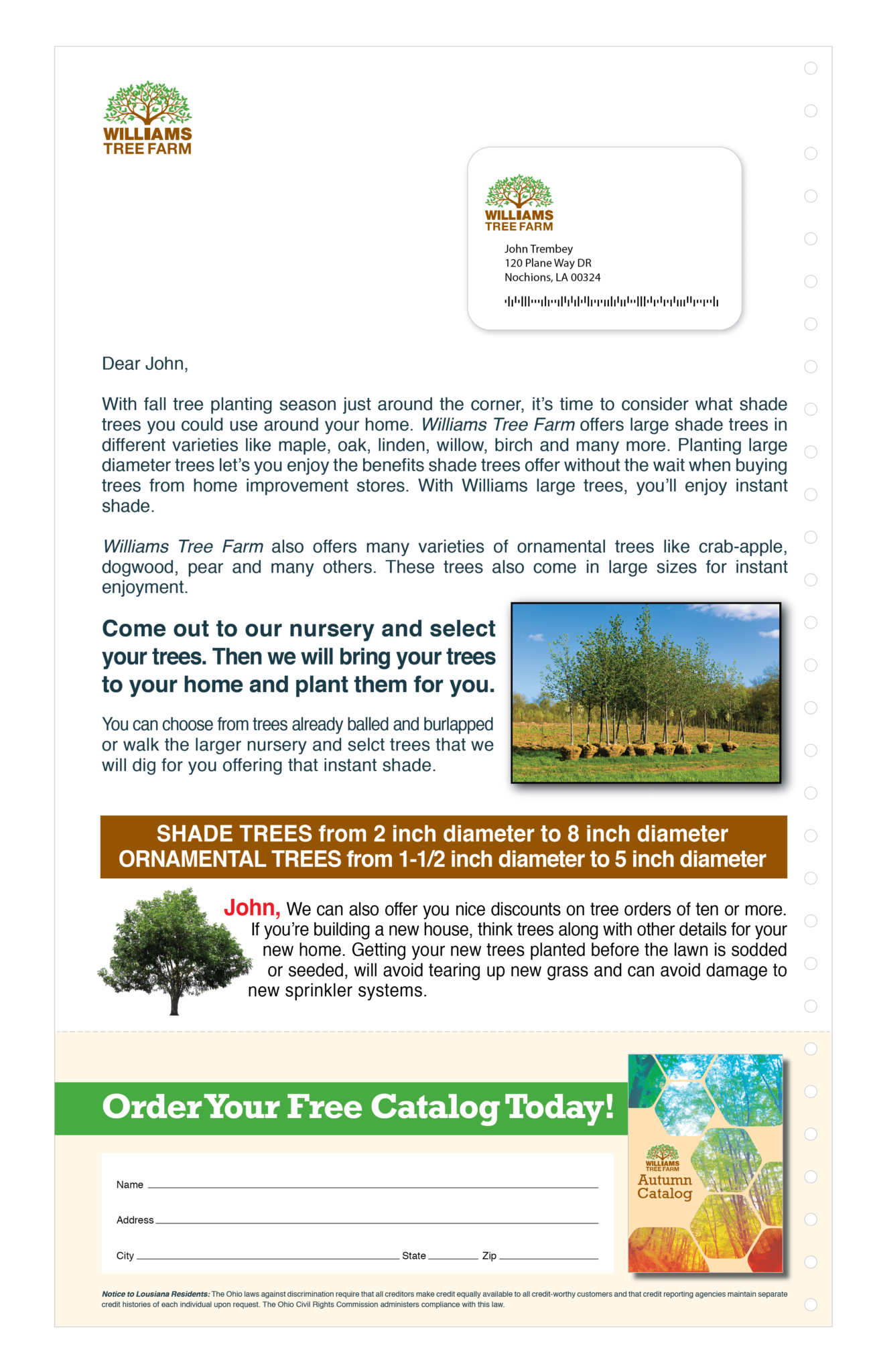 Not Just a Form Letter Ordering Continuous Forms for Direct Mail Tension