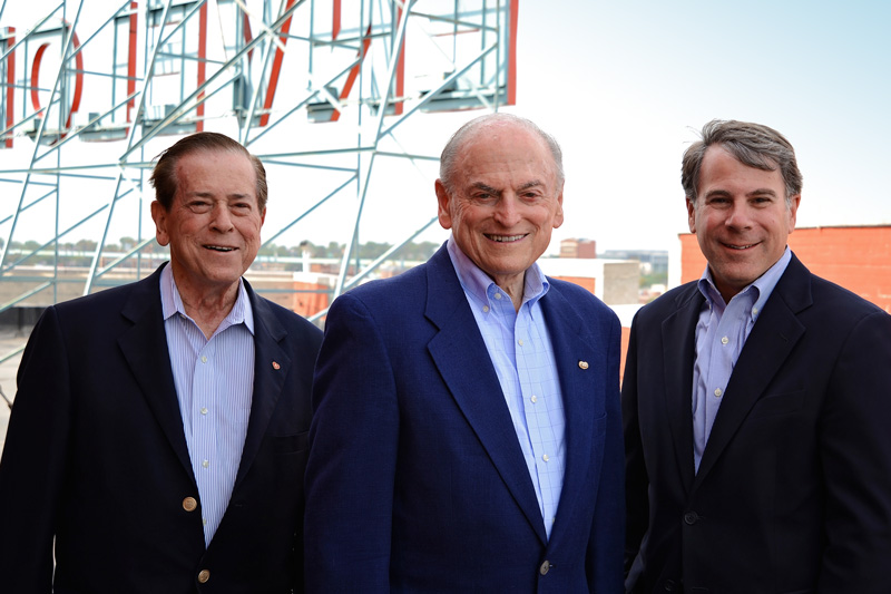 Mayor Richard Berkley, Bert Berkley and Bill Berkley in a 2012 picture. Richard Berkley was the mayor of Kansas City during the 1980s.