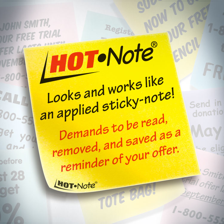 Hot Note® Now a Registered Trademark for Tension Corporation
