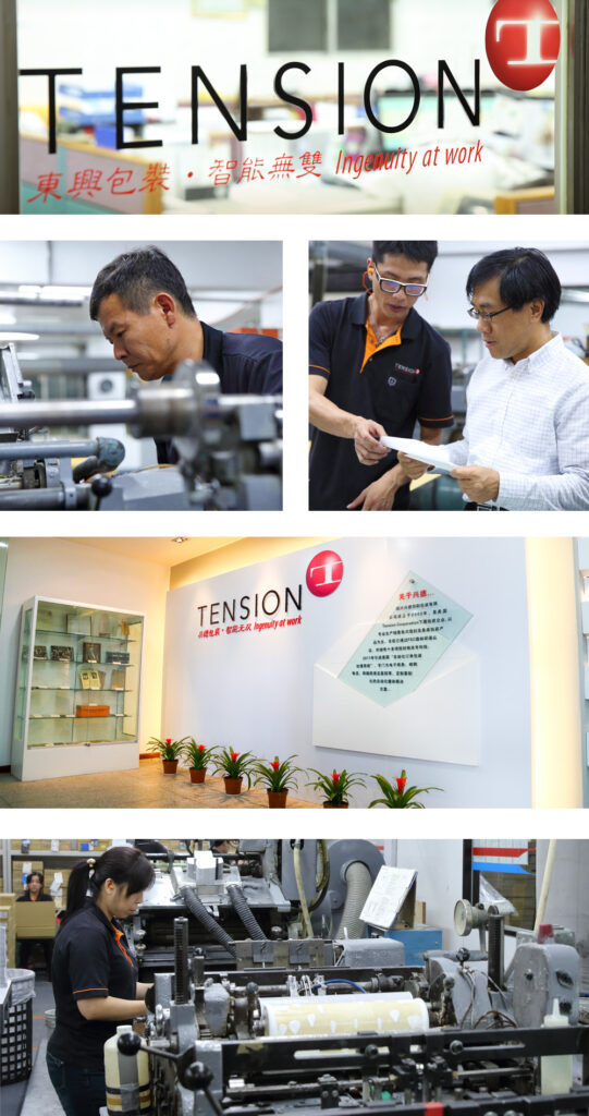 collage of images of the Tension office space in China and Taiwan