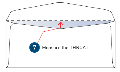 How to measure an envelope image